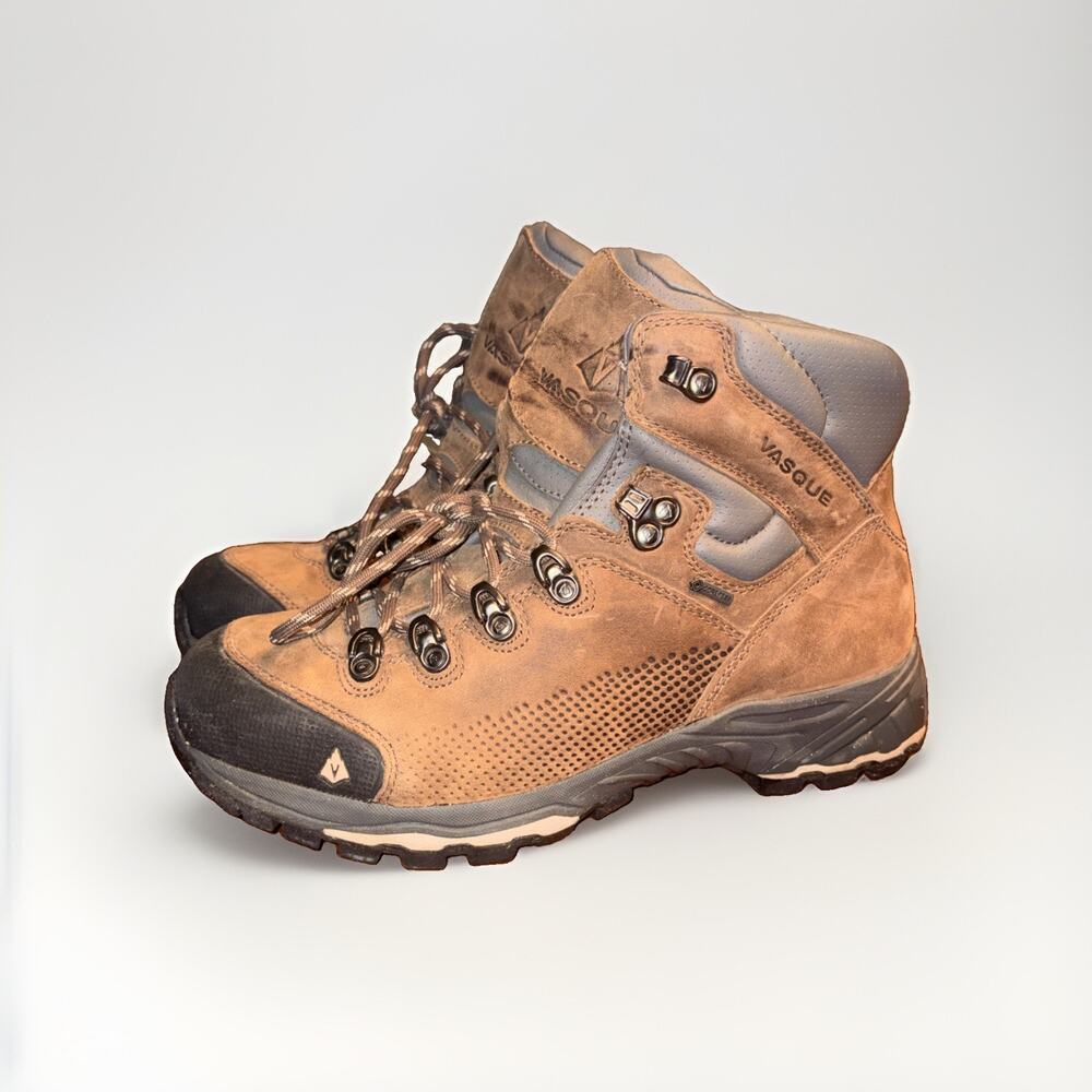Vasque St. Elias GTX Brown Leather Lace Up Women Size 10 M 41.5 Hiking Boot 7161